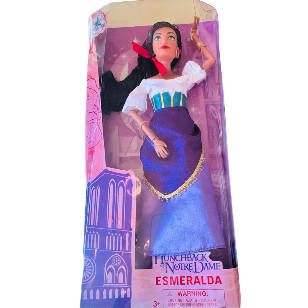 Disney Esmeralda Classic 11.5” Doll Hunchback of Notre Dame Brunette Gypsy Rare